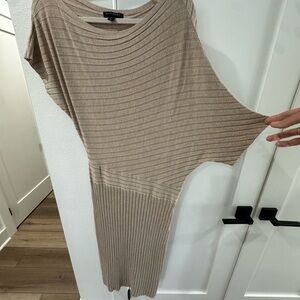 Banana Republic Light Brown Ribbed Knit